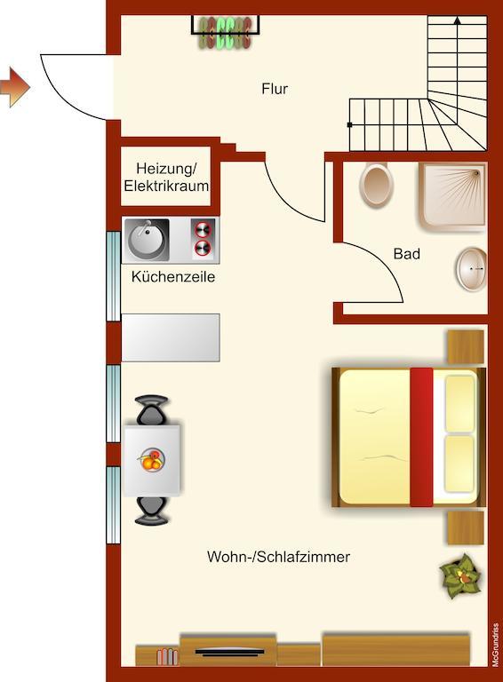 罗斯托克Ferienwohnanlage Bruckner公寓 外观 照片